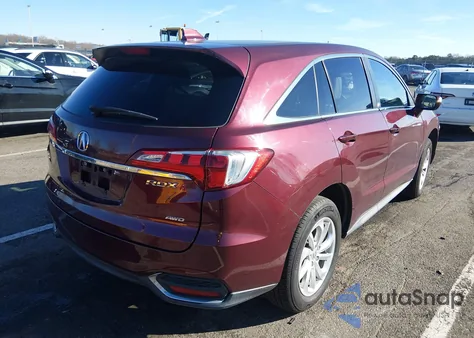 2017 Acura Rdx Acurawatch Plus Package из США, поврежденный, VIN 5J8TB4H33HL011017